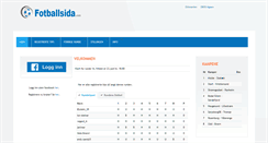 Desktop Screenshot of fotballsida.com