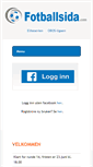 Mobile Screenshot of fotballsida.com